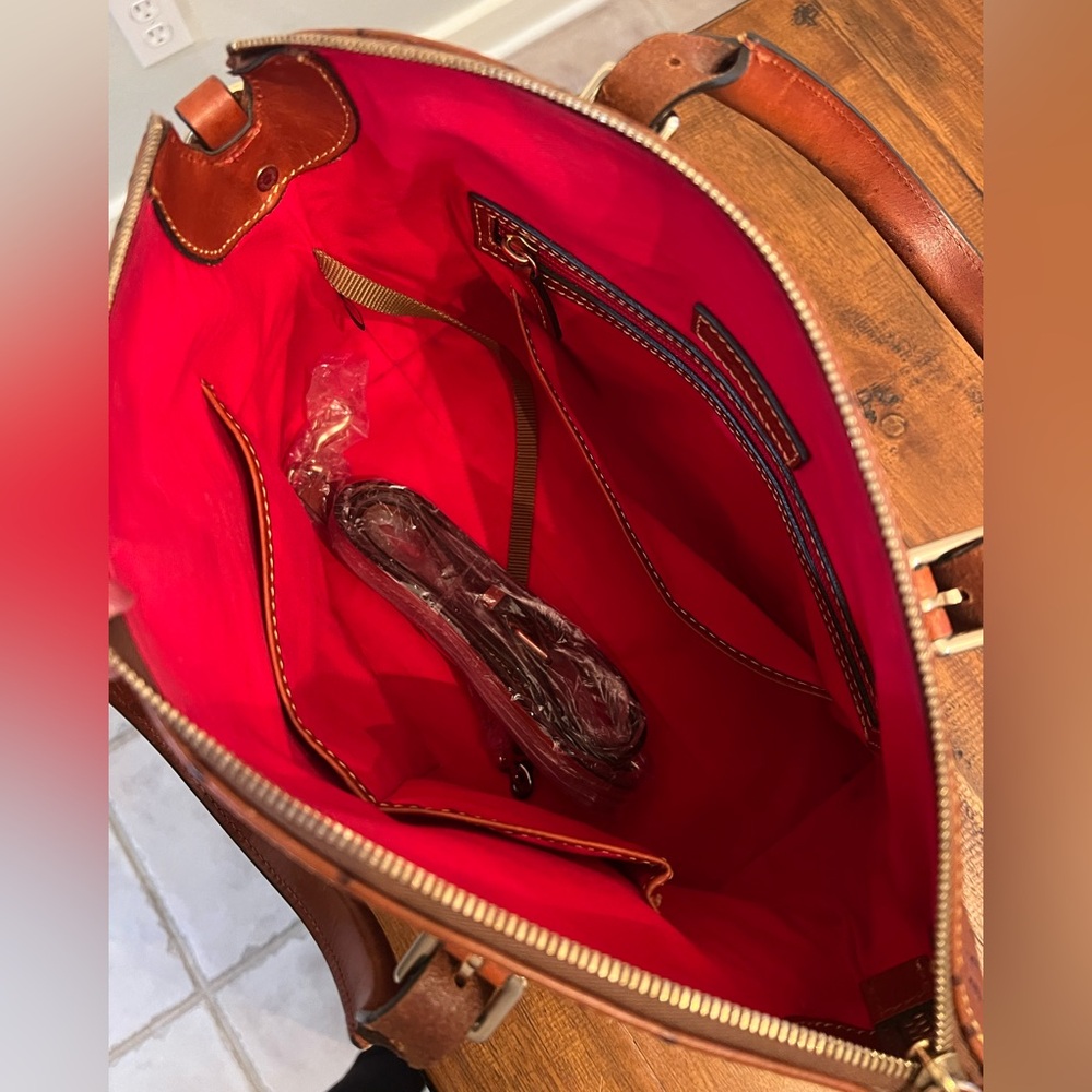 Dooney & Bourke| Domed Ostrich Satchel - Picture 11 of 11